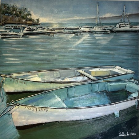 Tableau Métal Barque