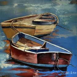 Tableau Métal Barque