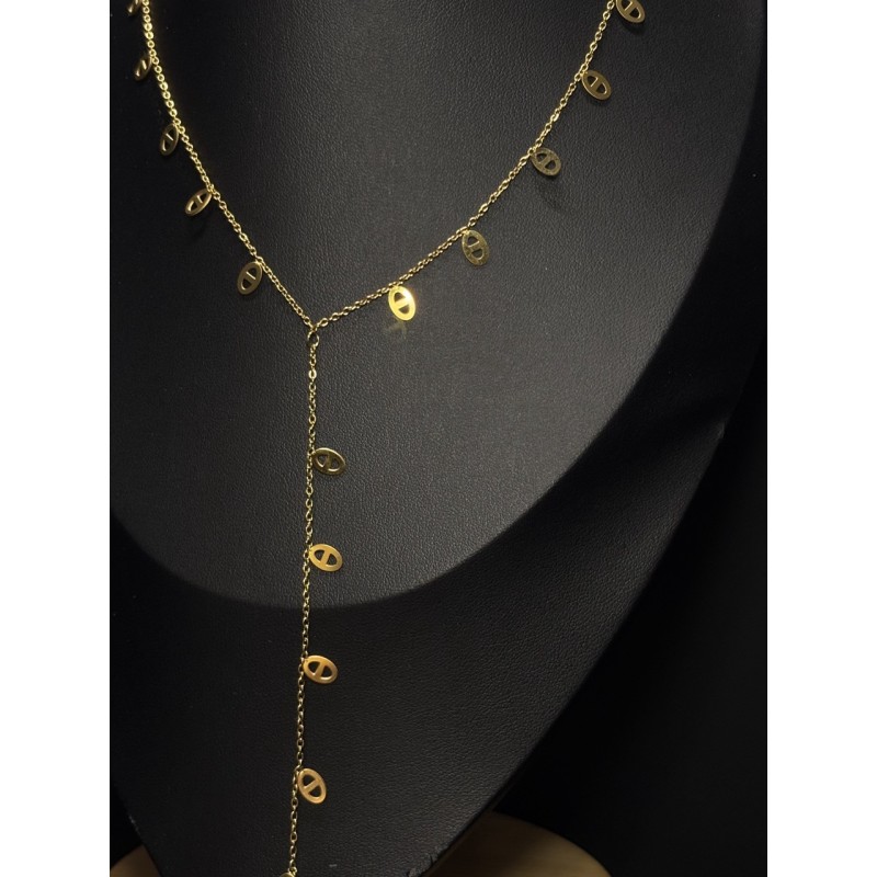 Collier Y en acier inoxydable