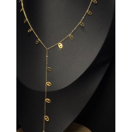 Collier Y en acier inoxydable