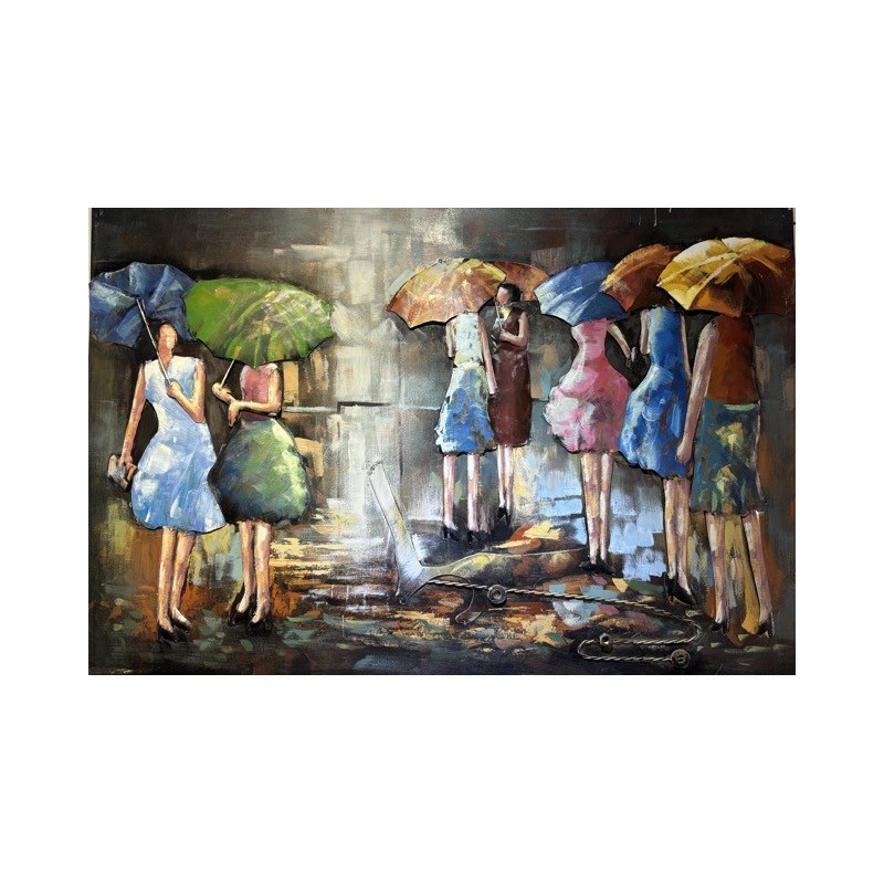 Tableau Métal Parapluie