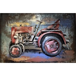 Tableau Métal Tracteur